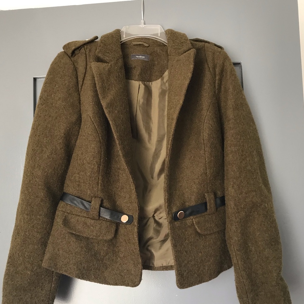 Yessica Green Coat Jacket, Italy